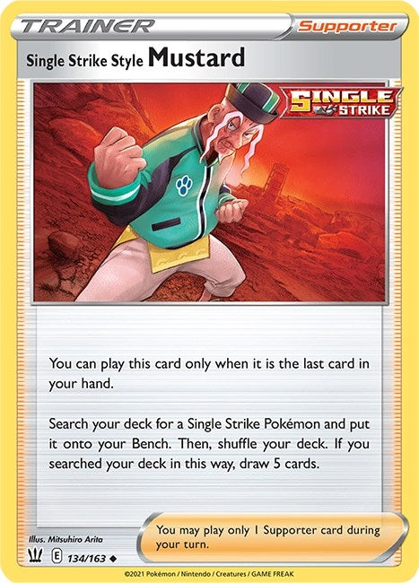 Single Strike Style Mustard (134/163) [SWSH05]