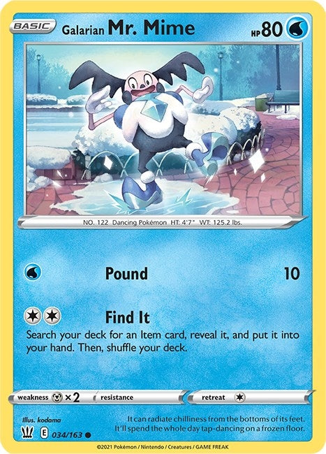 Galarian Mr Mime (034/163) [SWSH05]