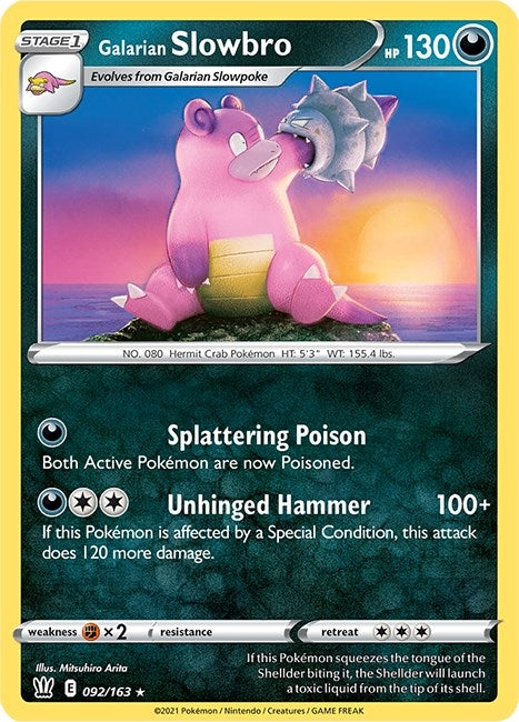 Galarian Slowbro (092/163) [SWSH05]