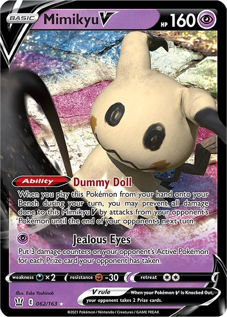 Mimikyu V (062/163) (SWSH05: Battle Styles)