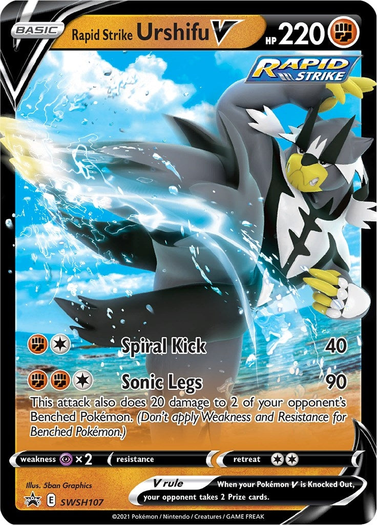 Rapid Strike Urshifu V SWSH107 (SWSH107) [SWSD]