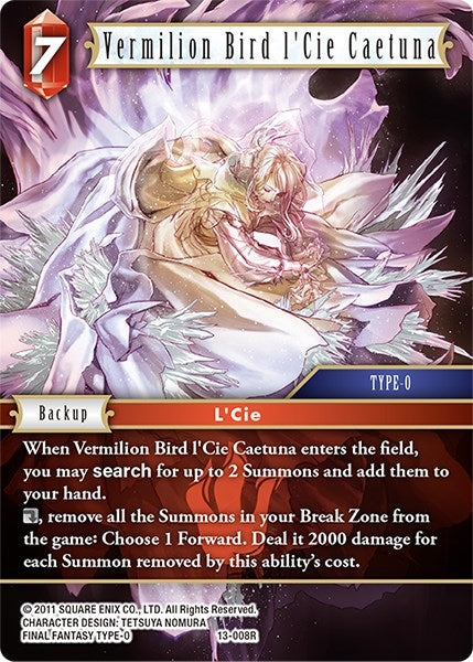 Vermilion Bird lCie Caetuna (13-008R) [OP13]