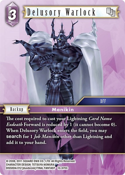 Delusory Warlock (13-070C) [OP13]