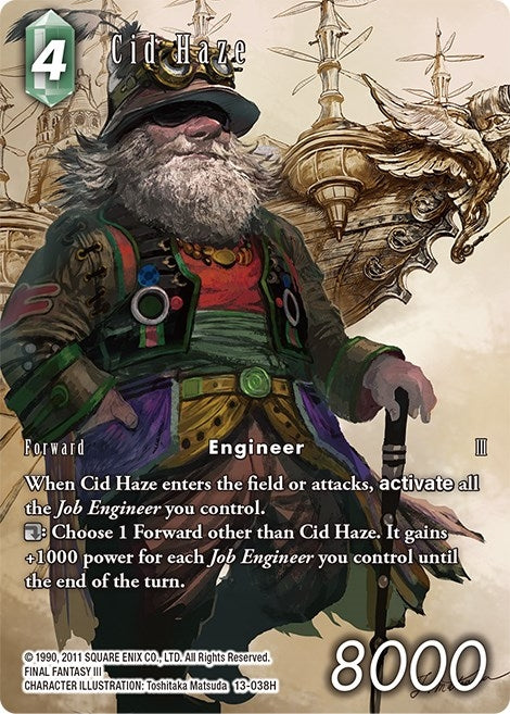 Cid Haze Full Art (13-038H) [OP13]