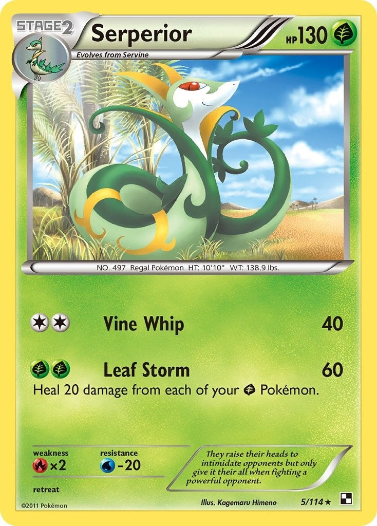 Serperior 5 114 Green Tornado Theme Deck Exclusive (005/114) [PR]