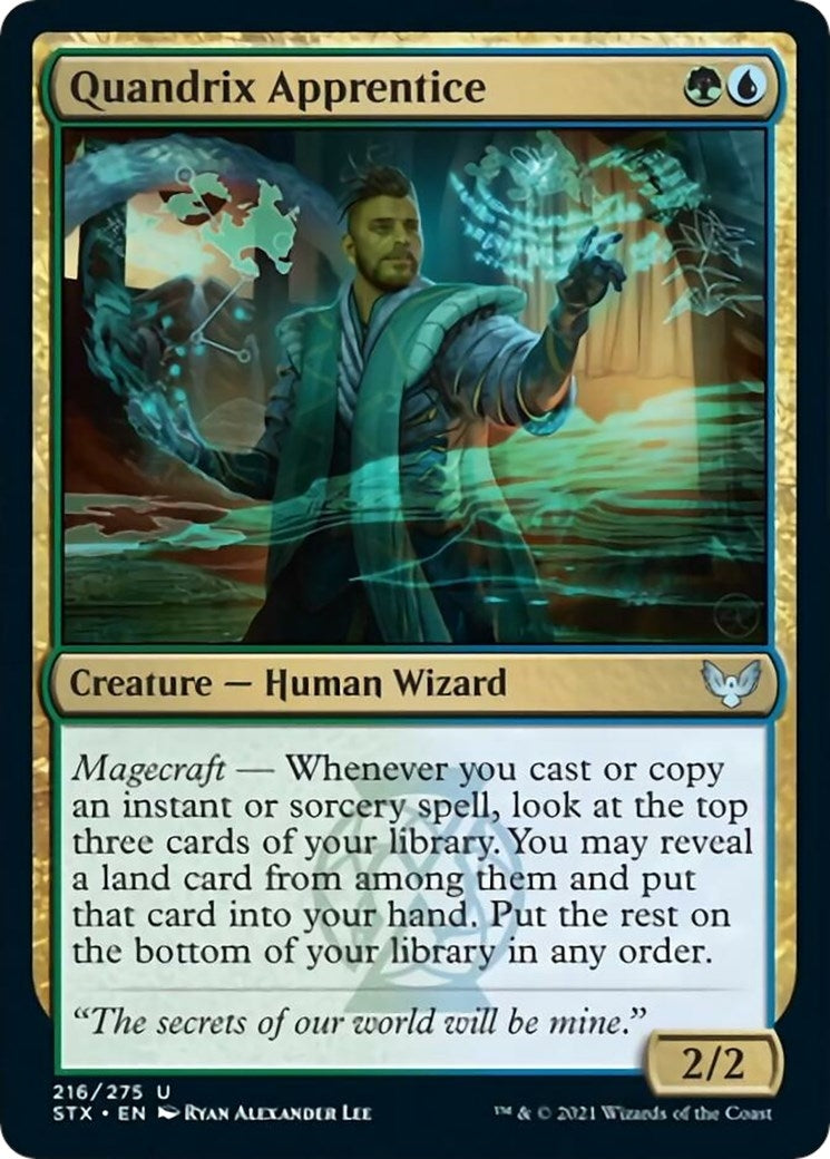 Quandrix Apprentice [Strixhaven: School of Mages]