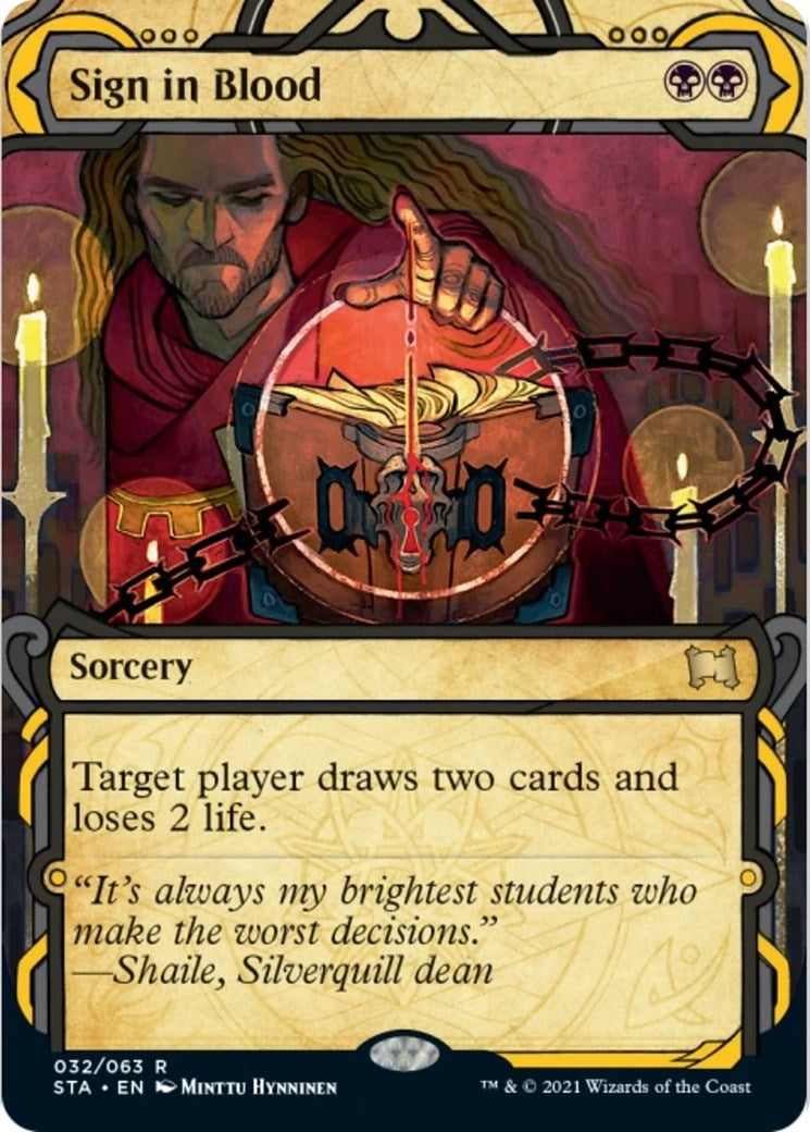 Sign in Blood [Strixhaven: School of Mages Mystical Archive]
