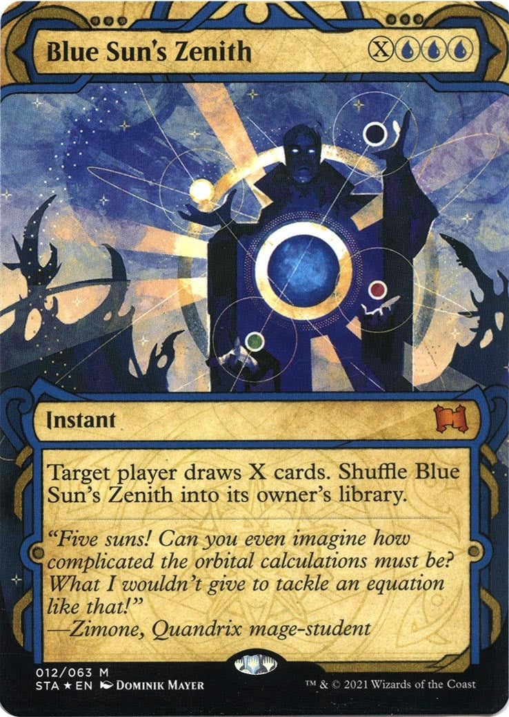 Blue Suns Zenith Foil Etched (12) [STA]