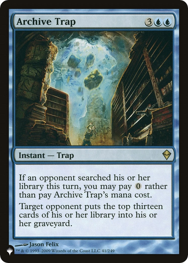 Archive Trap (41) [LIST]