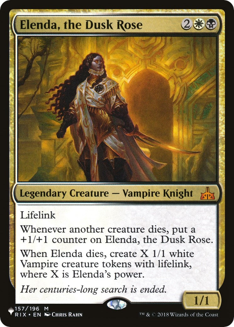 Elenda the Dusk Rose (157) [LIST]