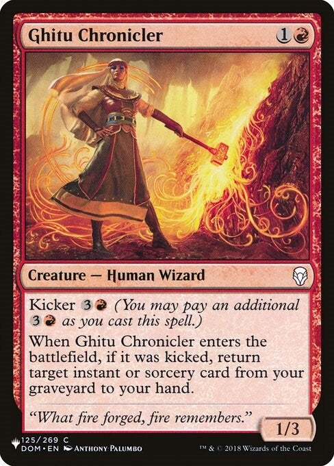 Ghitu Chronicler (125) [LIST]
