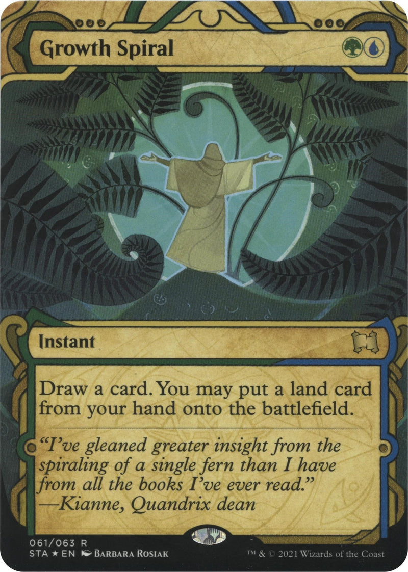 Growth Spiral Foil Etched (61) [STA]
