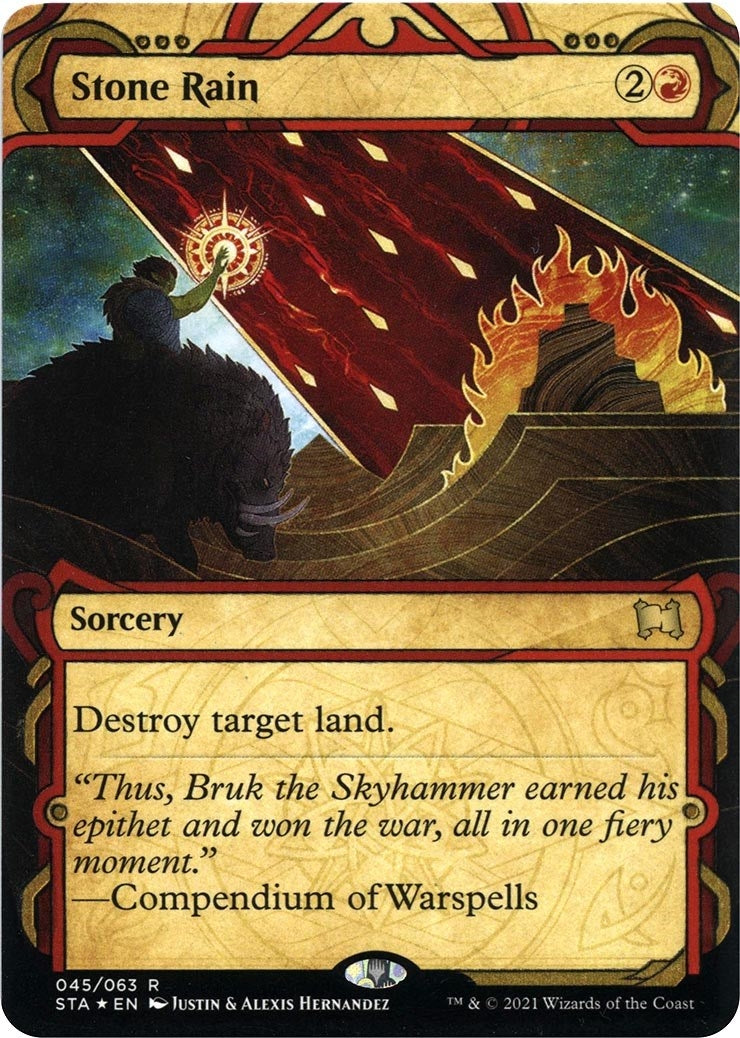 Stone Rain Foil Etched (45) [STA]