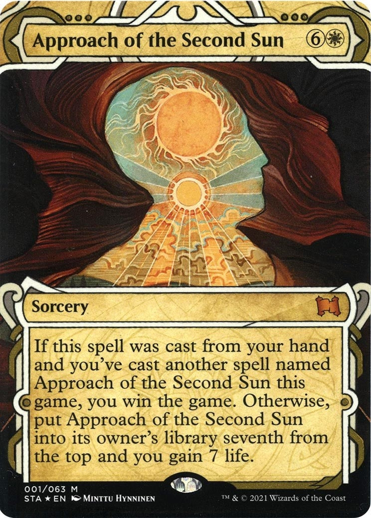 Approach of the Second Sun Foil Etched (1) [STA]