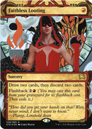Faithless Looting Foil Etched (38) [STA]