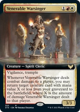 Venerable Warsinger (Extended Art) [Strixhaven: School of Mages]