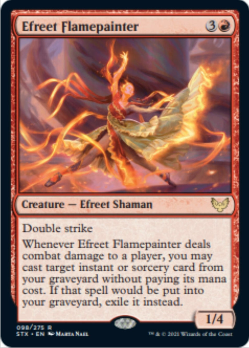 Efreet Flamepainter [Strixhaven: School of Mages]
