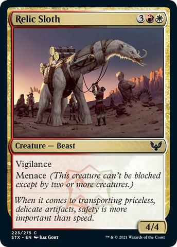 Relic Sloth [Strixhaven: School of Mages]