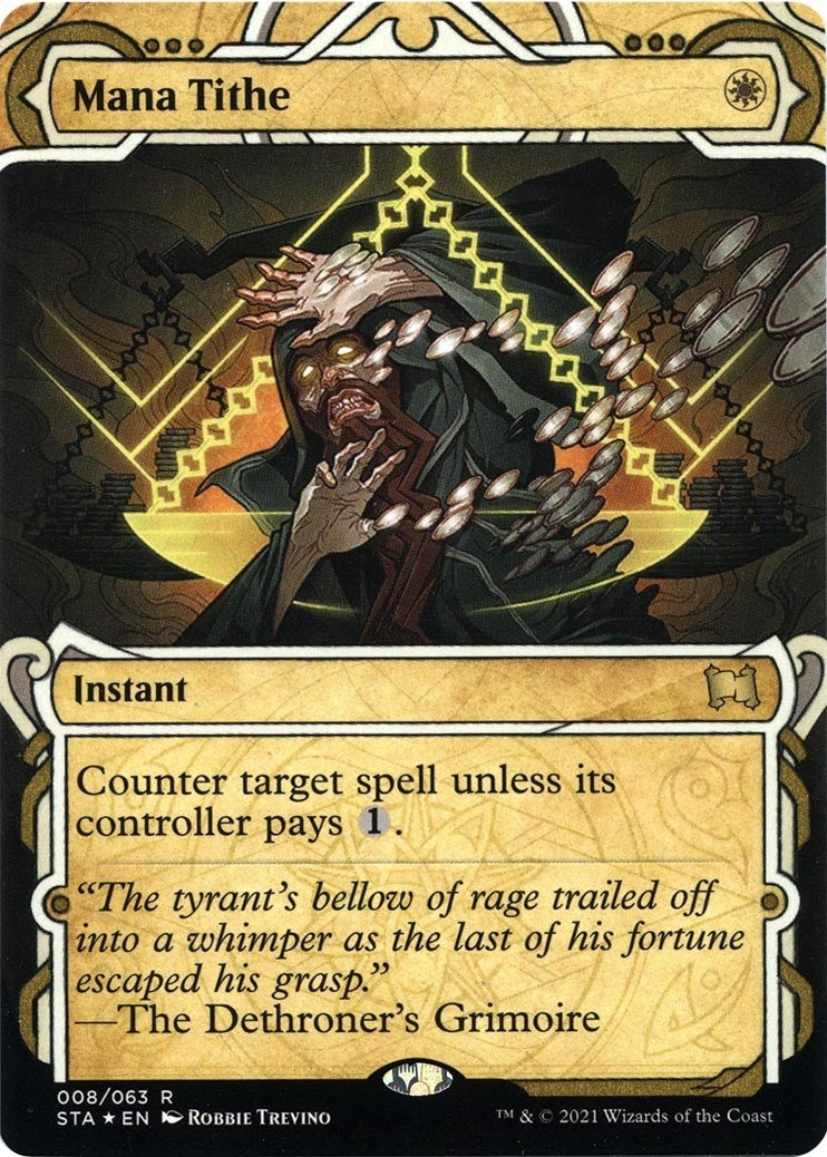 Mana Tithe Foil Etched (8) [STA]