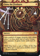 Claim the Firstborn (Foil Etched) [Strixhaven: School of Mages Mystical Archive]