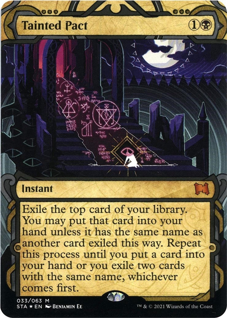 Tainted Pact Foil Etched (33) [STA]