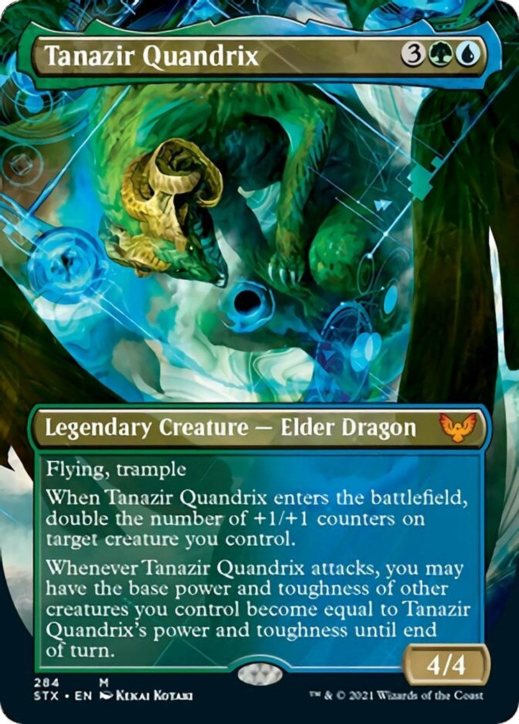 Tanazir Quandrix Borderless (284) [STX]