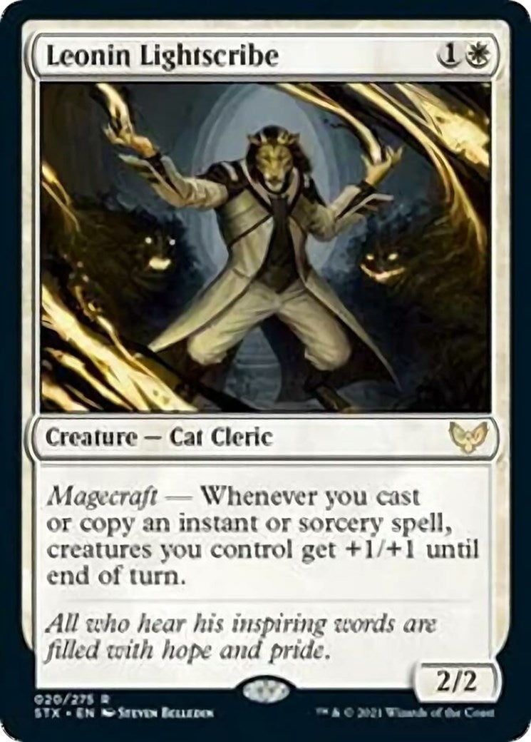 Leonin Lightscribe [Strixhaven: School of Mages]