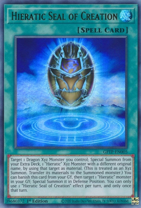 Hieratic Seal of Creation (GFTP-EN005) [GFTP]