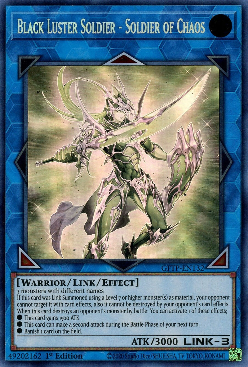 Black Luster Soldier Soldier of Chaos Ghost Rare (GFTP-EN132) [GFTP]