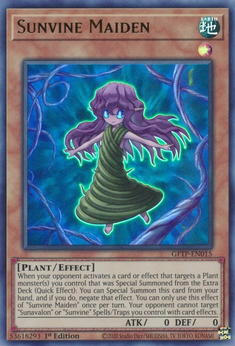 Sunvine Maiden (GFTP-EN015) [GFTP]