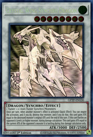 Crystal Wing Synchro Dragon Ghost Rare (GFTP-EN130) [GFTP]