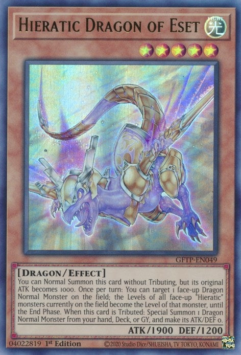 Hieratic Dragon of Eset (GFTP-EN049) [GFTP]