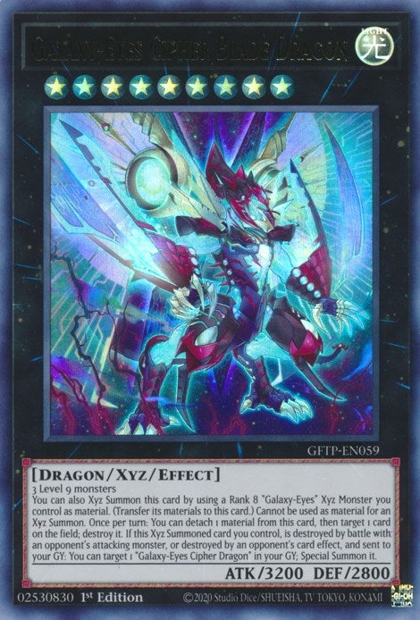 Galaxy Eyes Cipher Blade Dragon (GFTP-EN059) [GFTP]