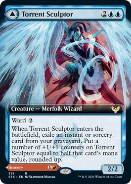 Torrent Sculptor // Flamethrower Sonata (Extended Art) [Strixhaven: School of Mages]