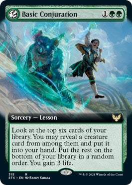 Basic Conjuration (Extended Art) [Strixhaven: School of Mages]