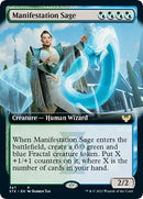 Manifestation Sage (Extended Art) [Strixhaven: School of Mages]