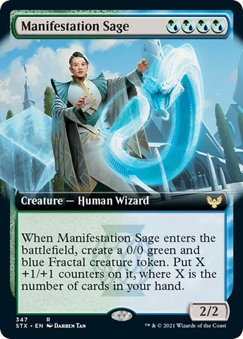 Manifestation Sage (Extended Art) [Strixhaven: School of Mages]