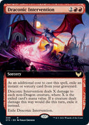 Draconic Intervention (Extended Art) [Strixhaven: School of Mages]