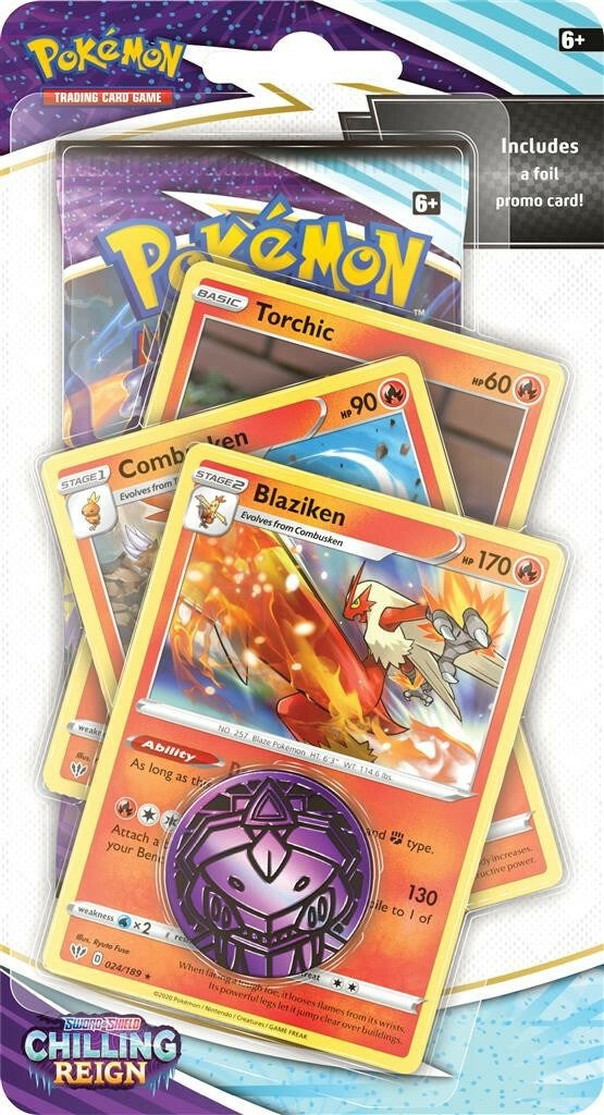 Chilling Reign Premium Checklane Blister Blaziken [SWSH06]