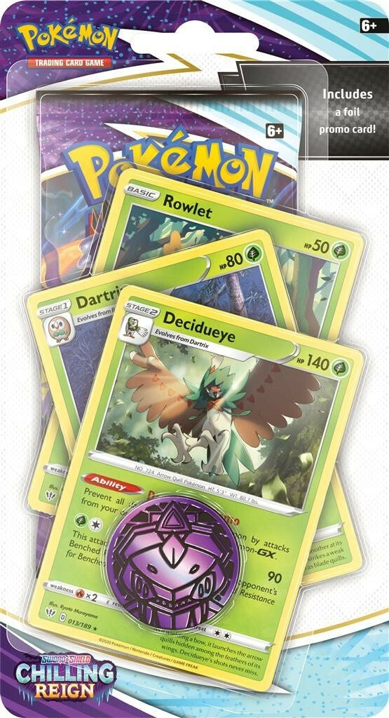 Chilling Reign Premium Checklane Blister Decidueye [SWSH06]