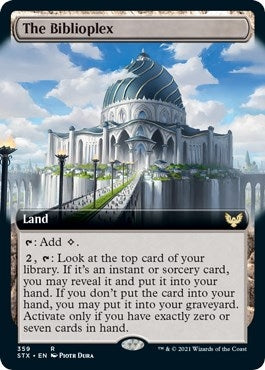 The Biblioplex (Extended Art) [Strixhaven: School of Mages]