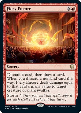 Fiery Encore [Commander 2021]