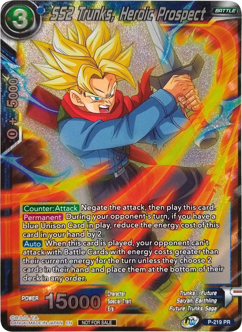 SS2 Trunks, Heroic Prospect (Player's Choice) (P-219) [Promotion Cards]