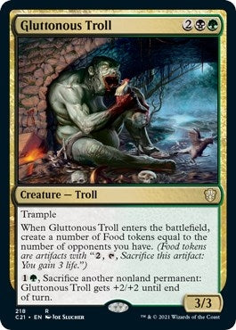Gluttonous Troll (218) [C21]
