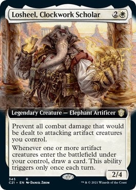 Losheel Clockwork Scholar Extended Art (345) [C21]