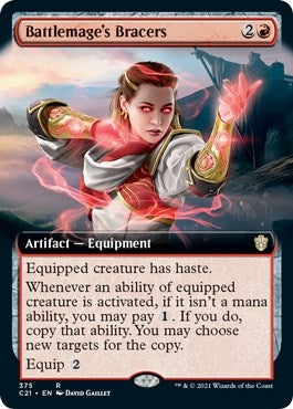 Battlemages Bracers Extended Art (375) [C21]