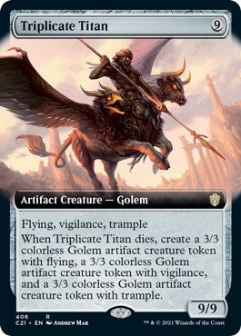 Triplicate Titan Extended Art (406) [C21]