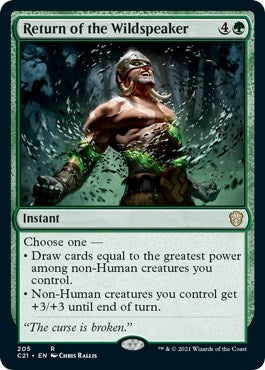 Return of the Wildspeaker (205) [C21]