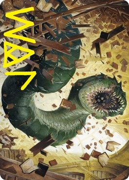 Bookwurm Art Card Gold Stamped Signature (14) [ASSTX]
