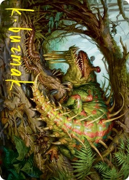 Blex Vexing Pest Art Card Gold Stamped Signature (22) [ASSTX]
